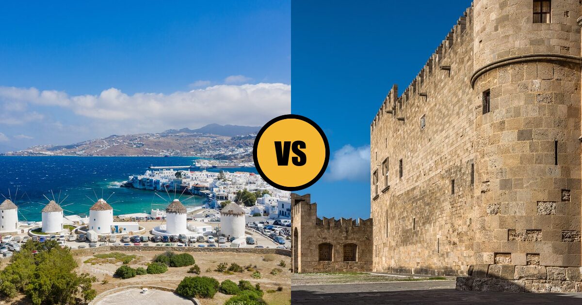 Mykonos vs Rhodes