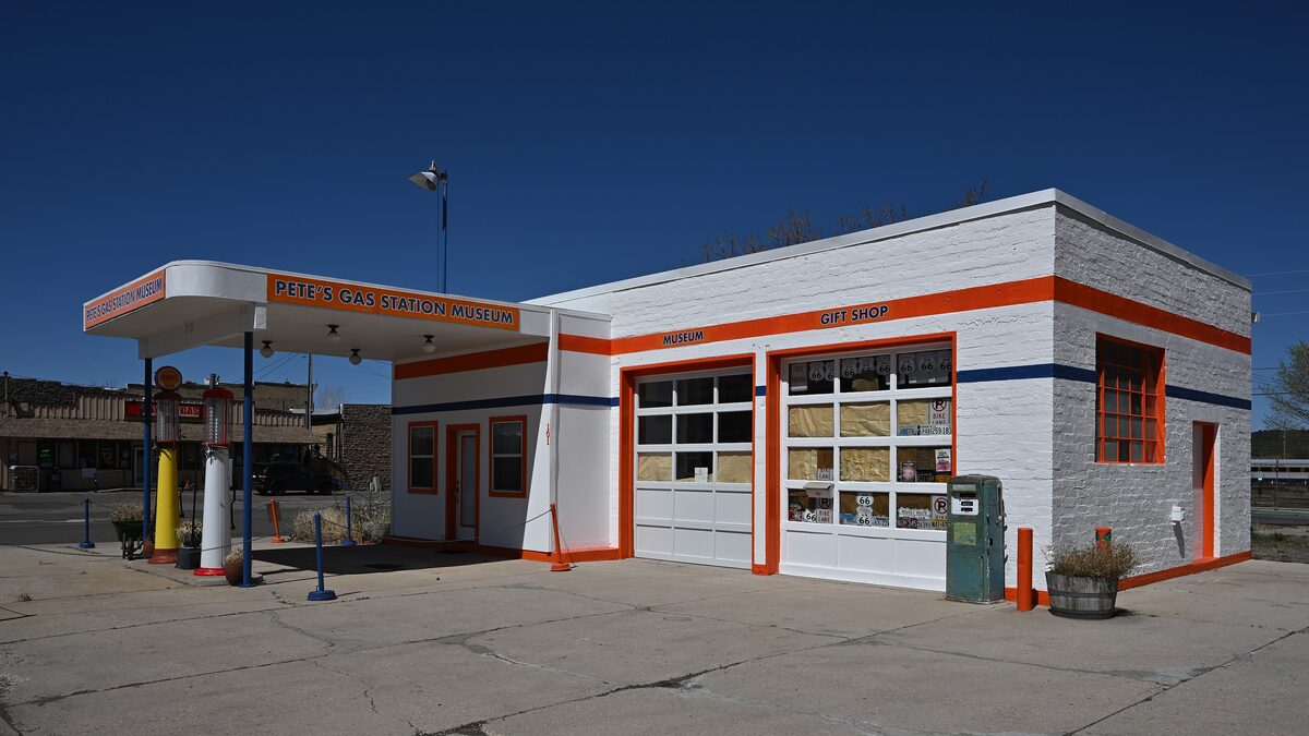 Pete's Gas Station Museum, a restored Route 66 filling station in Williams