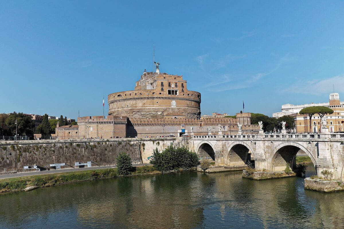 Castel Sant'Angelo above the Tiber