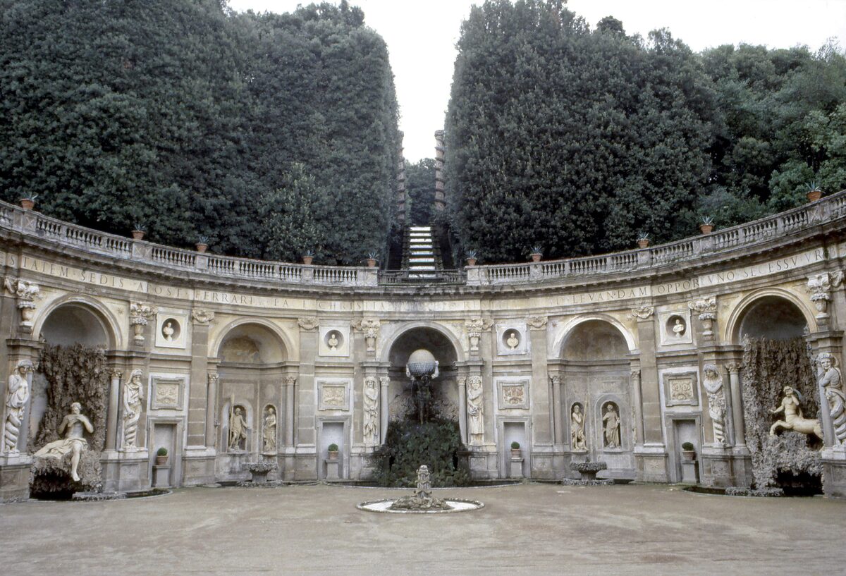The Teatro delle Acque at Villa Aldobrandini