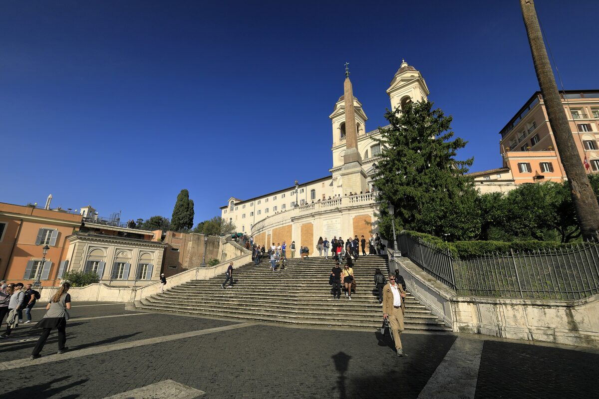 The Spanish Steps and Trinità dei Monti