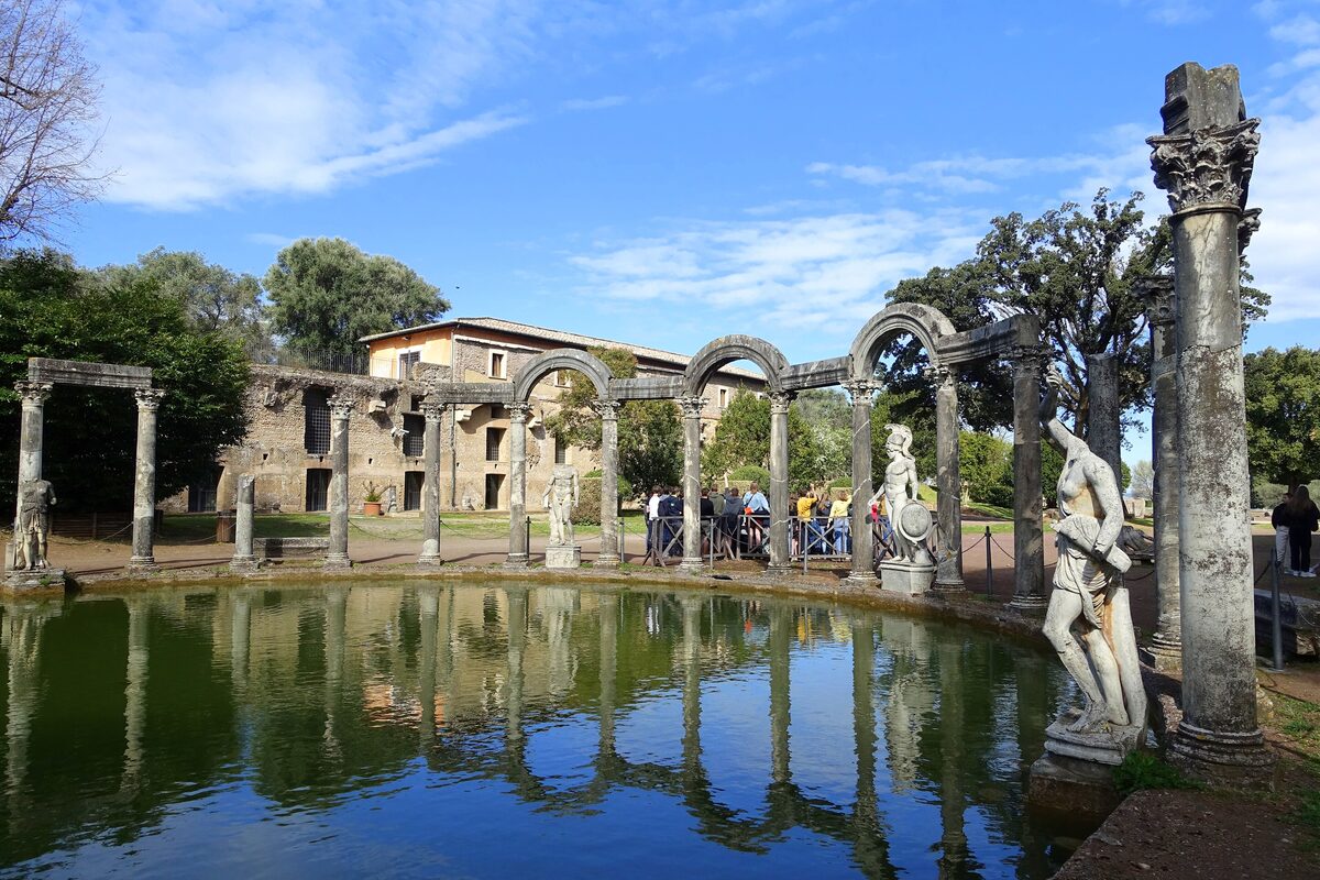 The Canopus pool at Hadrian's Villa