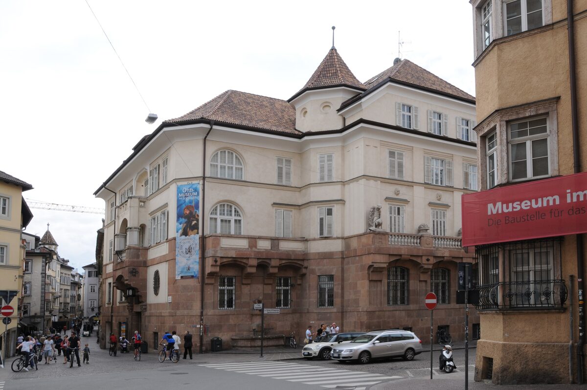 The building of the South Tyrol Museum of Archaeology in Bolzano, where Ötzi is displayed